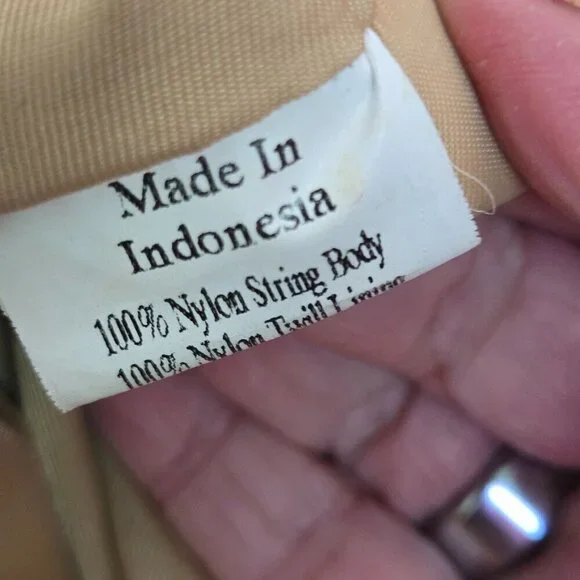 The Sak Black Cream Woven Double Handle Shoulder Bag - Picture 8 of 9